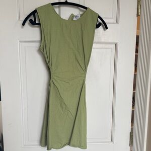 Princess Polly Light Green Sleeveless Mini Dress